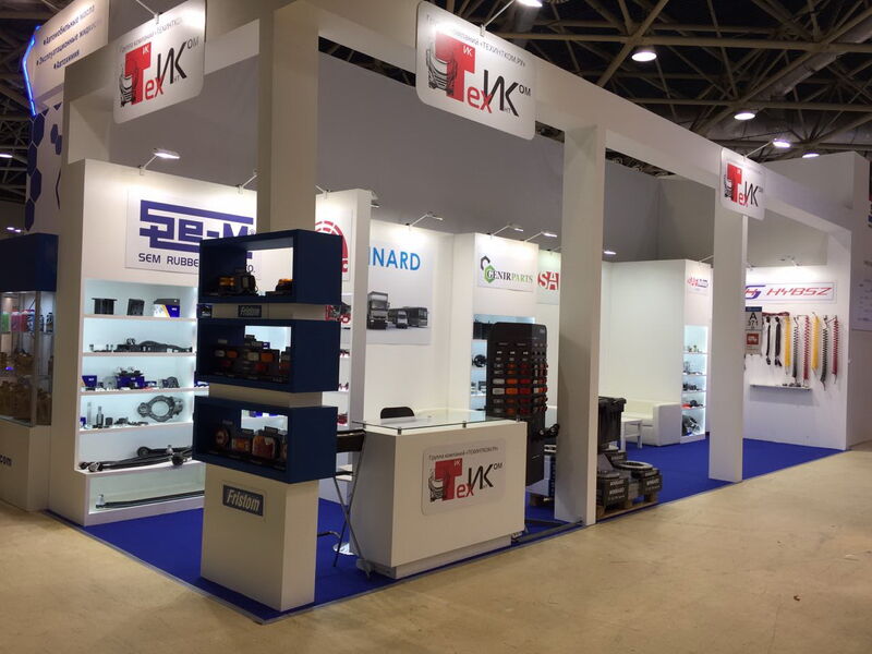 Stands for automobile exhibitions in Crocus-Expo and ExpoCentre