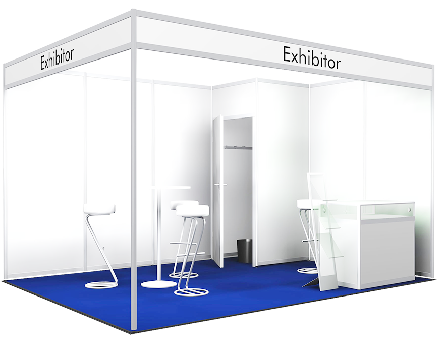Standard construction of exhibition stands